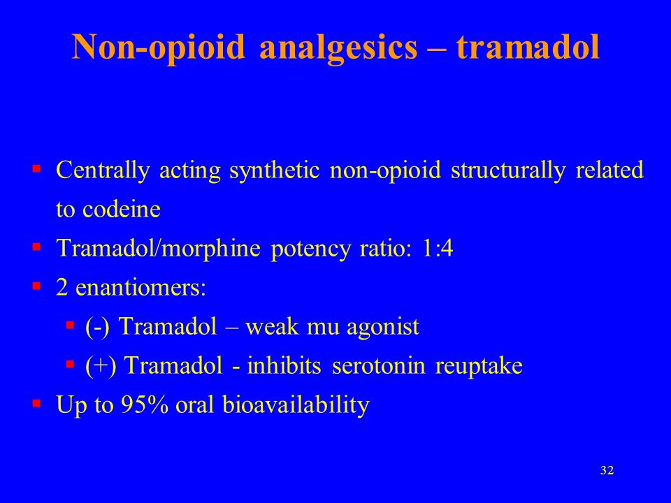 is tramadol an opiate analgesic list